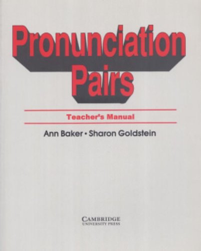 9780521349734: Pronunciation Pairs Teacher's book: An Introductory Course for Students of English