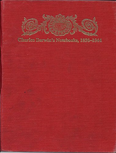 9780521350556: Charles Darwin's Notebooks, 1836–1844: Geology, Transmutation of Species, Metaphysical Enquiries