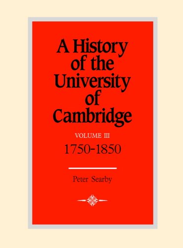 Stock image for A History of the University of Cambridge : 1750-1870 for sale by Better World Books