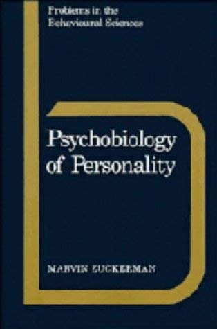 9780521350952: Psychobiology of Personality