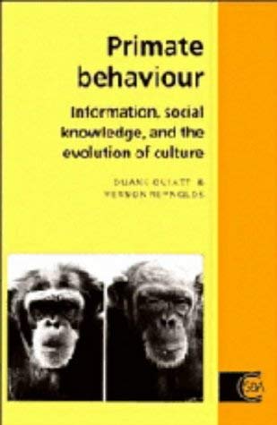 Imagen de archivo de Primate Behaviour: Information, Social Knowledge, and the Evolution of Culture a la venta por AardBooks
