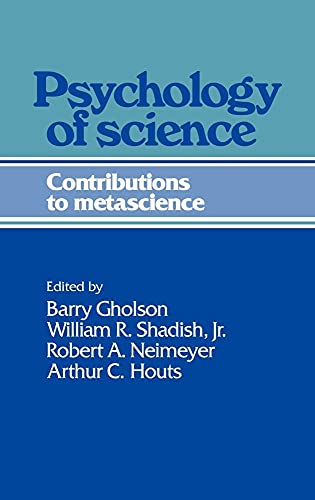 Imagen de archivo de Psychology of Science : Contributions to Metascience a la venta por Better World Books