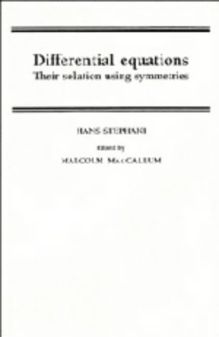 9780521355315: Differential Equations: Their Solution Using Symmetries