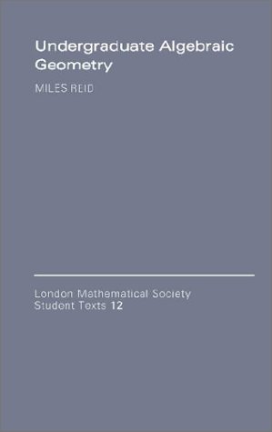 9780521355599: Undergraduate Algebraic Geometry