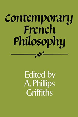 Imagen de archivo de Contemporary French Philosophy. a la venta por G. & J. CHESTERS