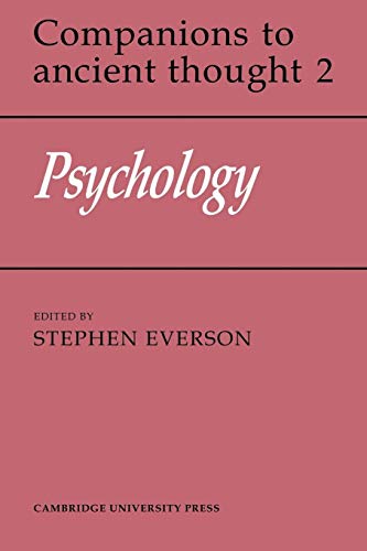 9780521358613: Psychology Paperback: 2 (Companions to Ancient Thought, Series Number 2)