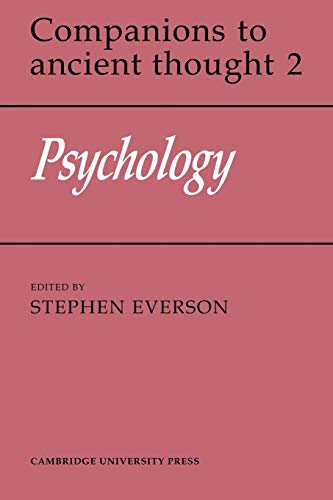 9780521358613: Psychology (Companions to Ancient Thought, Series Number 2)