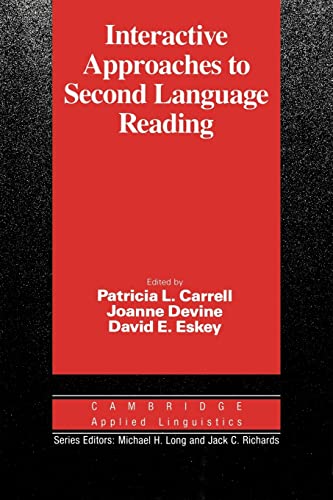 Imagen de archivo de Interactive Approaches to Second Language Reading (Cambridge Applied Linguistics) a la venta por HPB-Diamond