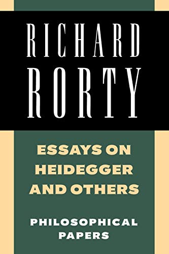 9780521358781: Essays on Heidegger and Others: Volume 2 Paperback: Philosophical Papers (Richard Rorty: Philosophical Papers Set 4 Paperbacks)