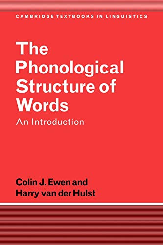 9780521359146: The Phonological Structure of Words: An Introduction (Cambridge Textbooks in Linguistics)