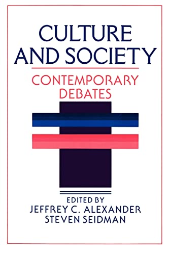 9780521359399: Culture and Society: Contemporary Debates