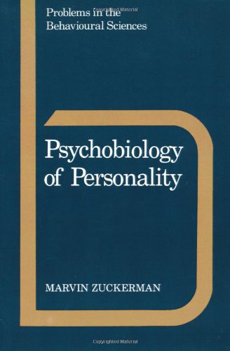 9780521359429: Psychobiology of Personality (Problems in the Behavioural Sciences, Series Number 10)