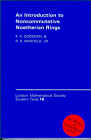 Beispielbild fr An Introduction to Noncommutative Noetherian Rings (London Mathematical Society Student Texts, Series Number 16) zum Verkauf von AwesomeBooks