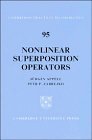 Stock image for Nonlinear Superposition Operators for sale by Munster & Company LLC, ABAA/ILAB