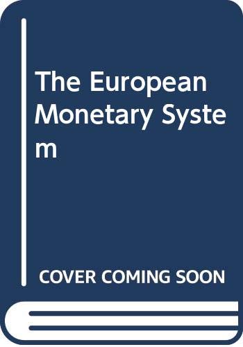 Stock image for The European Monetary System. for sale by Plurabelle Books Ltd