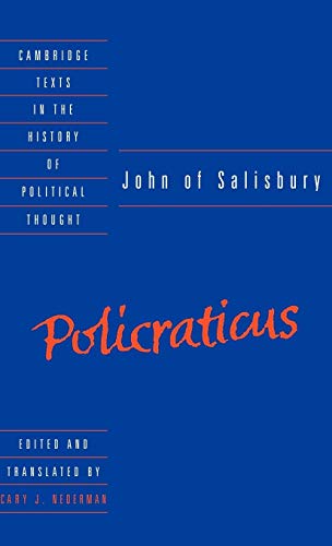 Imagen de archivo de John of Salisbury: Policraticus a la venta por Ria Christie Collections