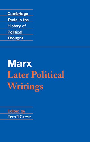 9780521365048: Marx: Later Political Writings
