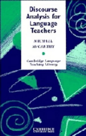 9780521365413: Discourse Analysis for Language Teachers (Cambridge Language Teaching Library)