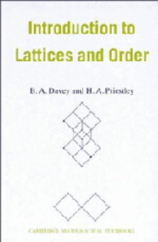 9780521365840: Introduction to Lattices and Order