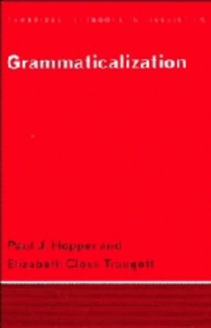Stock image for Grammaticalization for sale by Better World Books