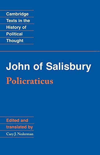 9780521367011: John of Salisbury: Policraticus Paperback (Cambridge Texts in the History of Political Thought)