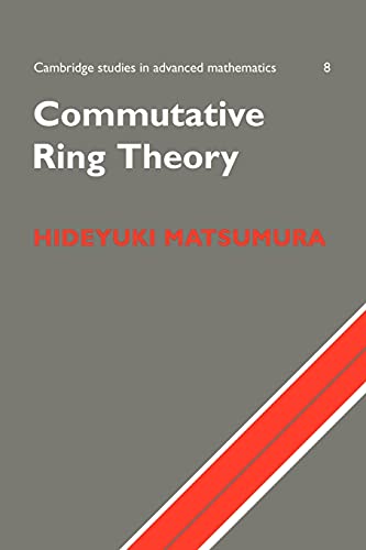Beispielbild fr Commutative ring theorie zum Verkauf von Librairie SSAD