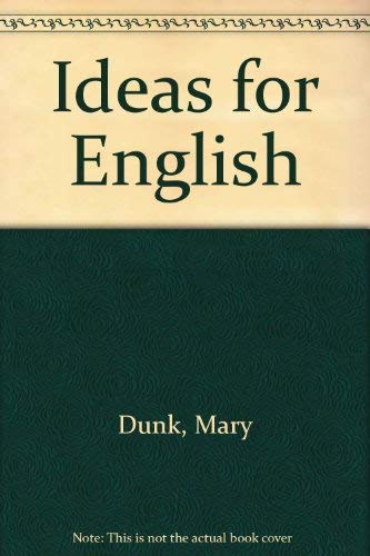 Imagen de archivo de Ideas for English a la venta por Anybook.com