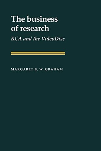 9780521368216: The Business of Research: RCA and the VideoDisc (Studies in Economic History and Policy: USA in the Twentieth Century)