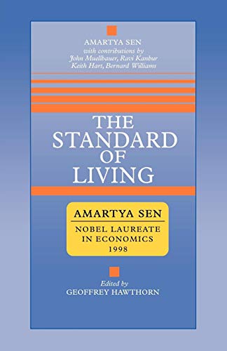 9780521368407: The Standard of Living: Tanner Lectures, Clare Hall, Cambridge 1985