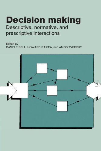 9780521368513: Decision Making Paperback: Descriptive, Normative, and Prescriptive Interactions