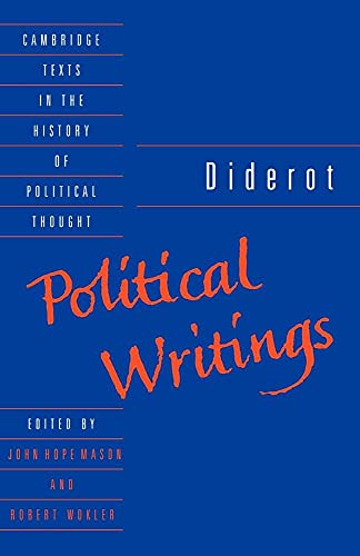 Imagen de archivo de Diderot: Political Writings (Cambridge Texts in the History of Political Thought) a la venta por WorldofBooks