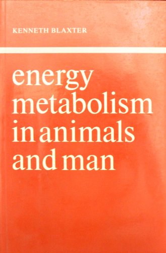 Stock image for Energy Metabolism in Animals and Man for sale by WorldofBooks