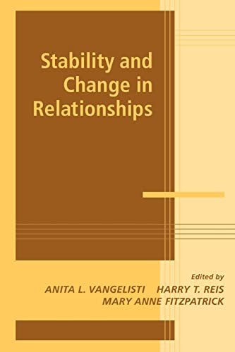 9780521369909: Stability and Change in Relationships Paperback (Advances in Personal Relationships)