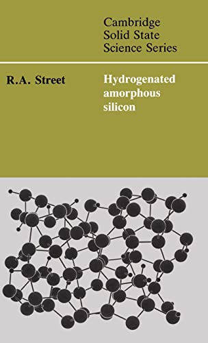 9780521371568: Hydrogenated Amorphous Silicon (Cambridge Solid State Science Series)