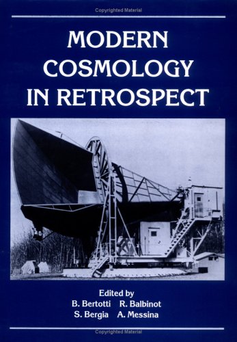 Stock image for MODERN COSMOLOGY IN RETROSPECT for sale by Viking Book
