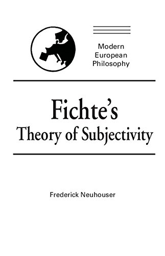 Imagen de archivo de Fichte's Theory of Subjectivity a la venta por Anybook.com