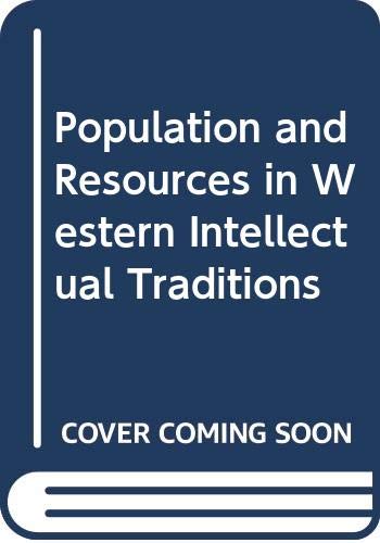9780521375382: Population and Resources in Western Intellectual Traditions