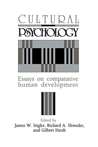 Beispielbild fr Cultural Psychology: Essays on Comparative Human Development zum Verkauf von Open Books