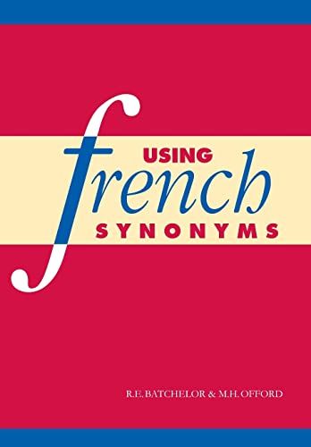 Imagen de archivo de Using French Synonyms a la venta por SecondSale