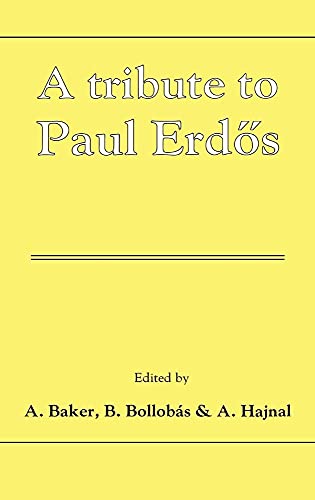 9780521381017: A Tribute to Paul Erdos Hardback