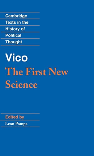 9780521382908: Vico: The First New Science Hardback (Cambridge Texts in the History of Political Thought)