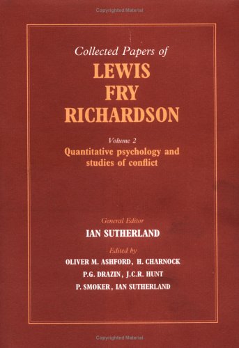 9780521382984: The Collected Papers of Lewis Fry Richardson: Volume 2