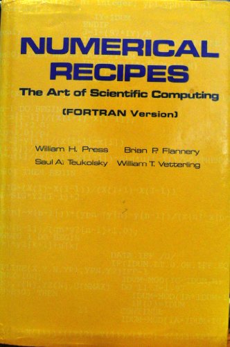 Numerical Recipes: The Art of Scientific Computing (Fortran Version)