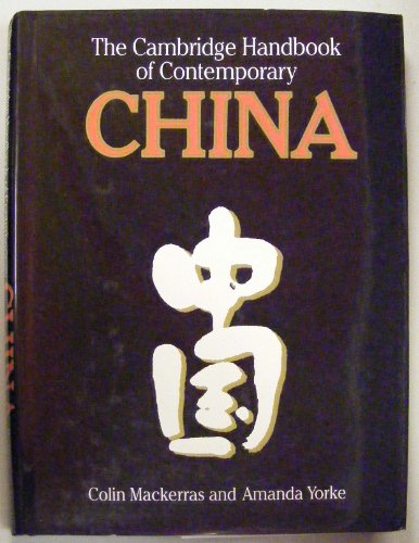 Imagen de archivo de The Cambridge Handbook of Contemporary China a la venta por Better World Books