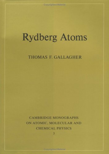 9780521385312: Rydberg Atoms (Cambridge Monographs on Atomic, Molecular and Chemical Physics, Series Number 3)