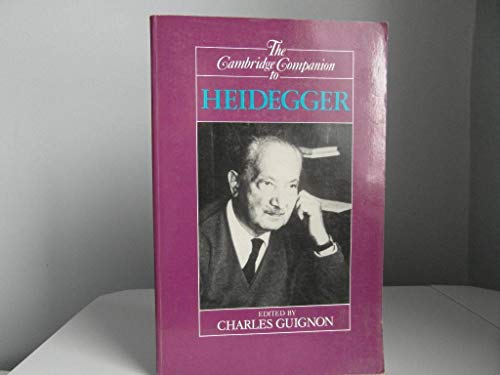 Stock image for The Cambridge Companion to Heidegger (Cambridge Companions to Philosophy) for sale by Lot O'Books