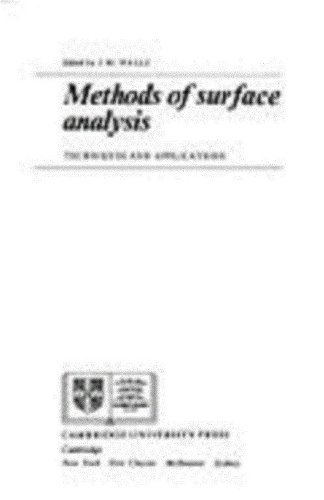 9780521386906: Methods of Surface Analysis: Techniques and Applications