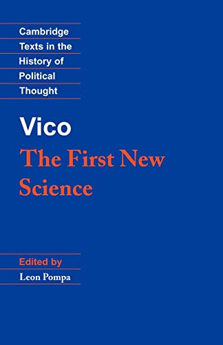 9780521387262: Vico: The First New Science Paperback (Cambridge Texts in the History of Political Thought)