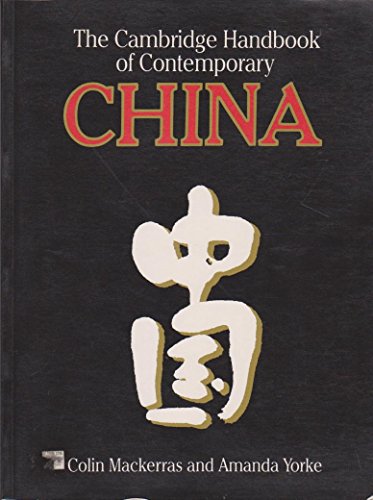 Imagen de archivo de The Cambridge Handbook of Contemporary China a la venta por JR Books