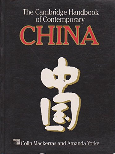 Stock image for The Cambridge Handbook of Contemporary China for sale by JR Books